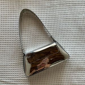 Zara silver shoulder bag